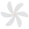 Westinghouse Turbo Swirl 30" 6-Blade White Indoor Ceiling Fan w/Dimmable LED Light 7234400 - alternate 2